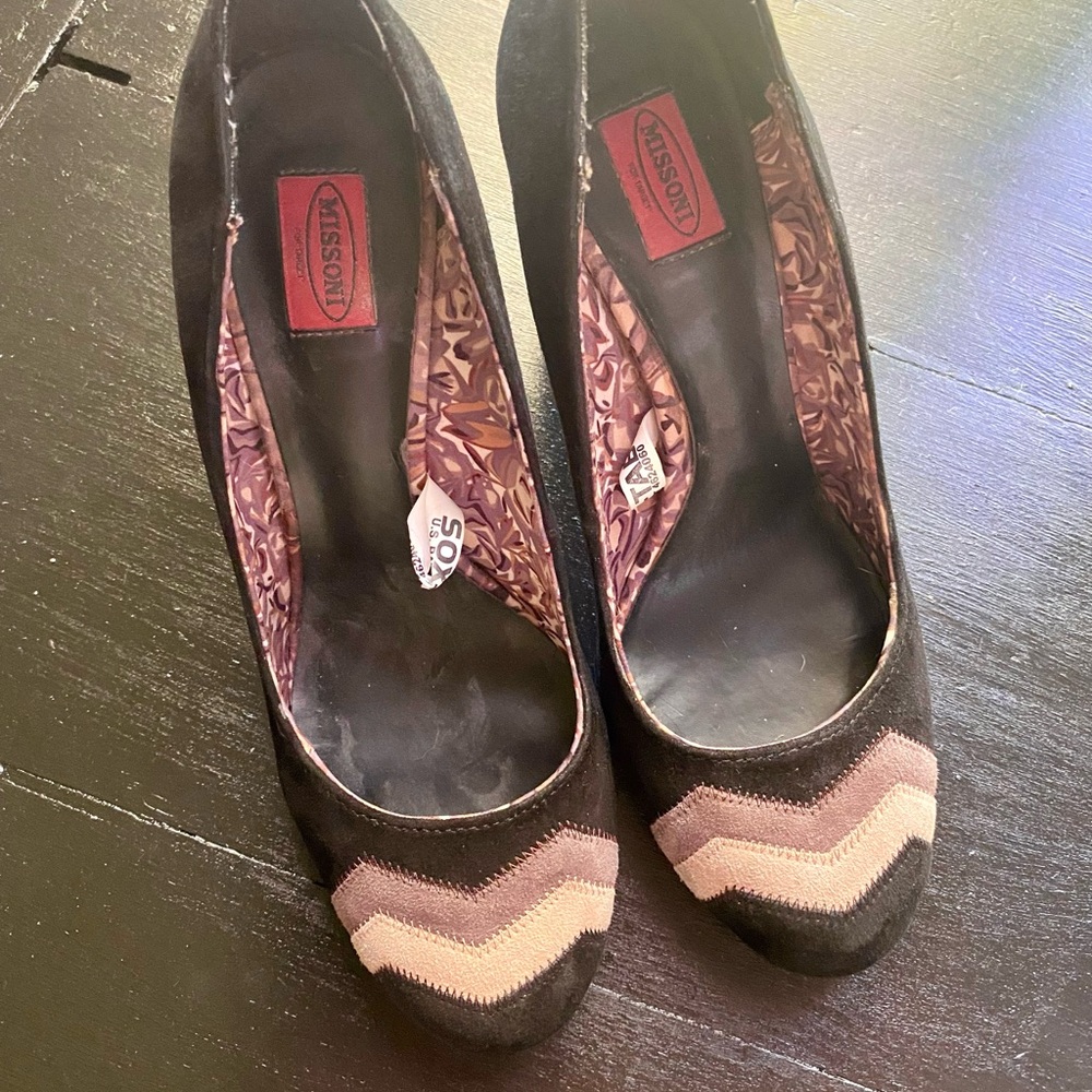 Missoni for Target suede pumps size 6 1/2